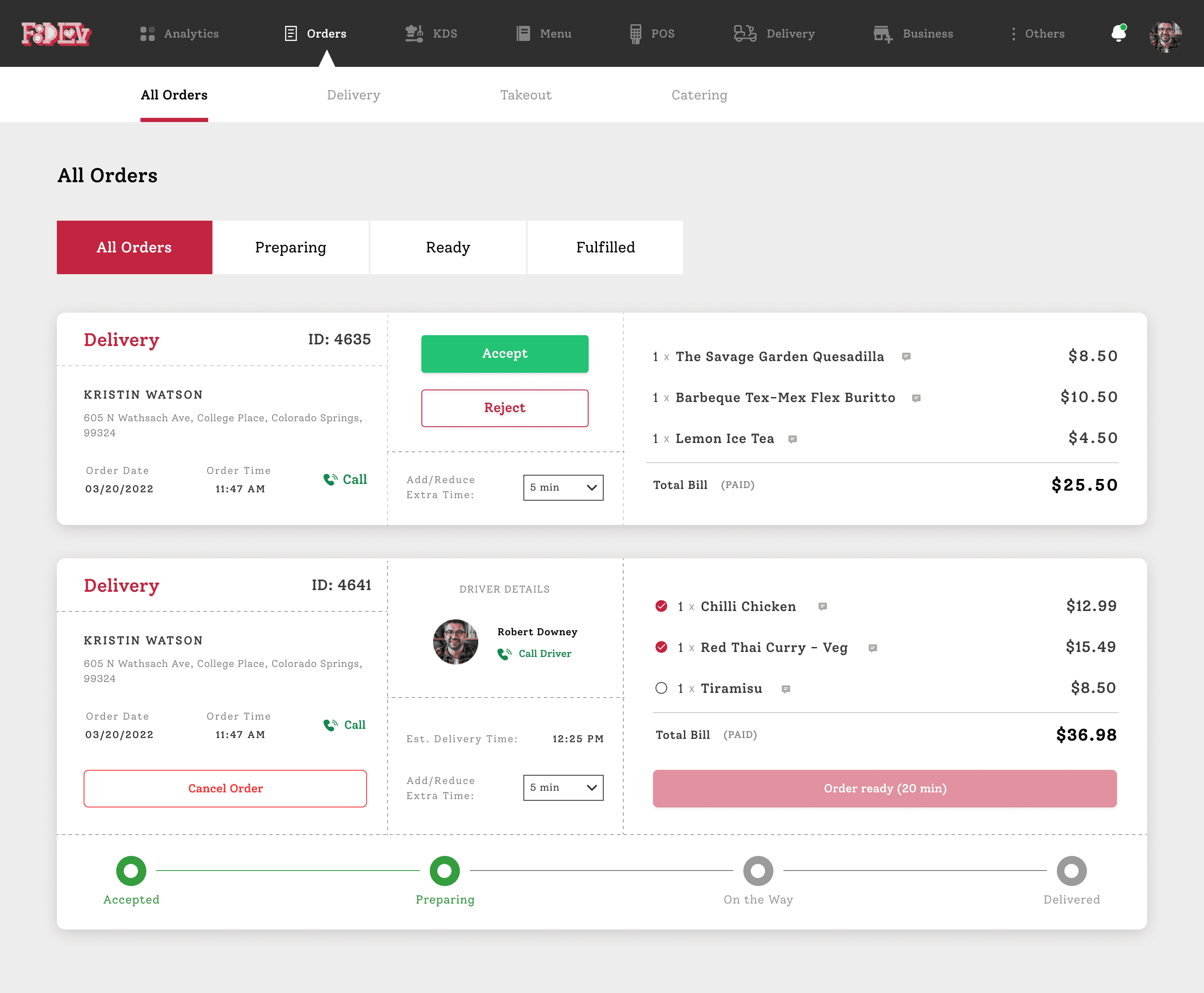 Delivery Management