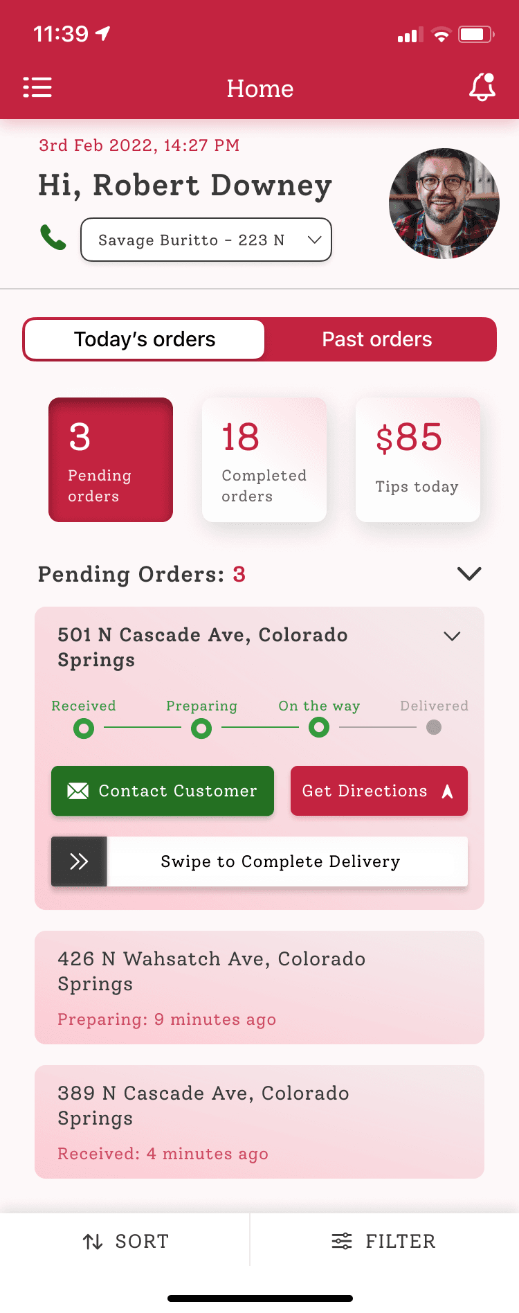Delivery Driver App